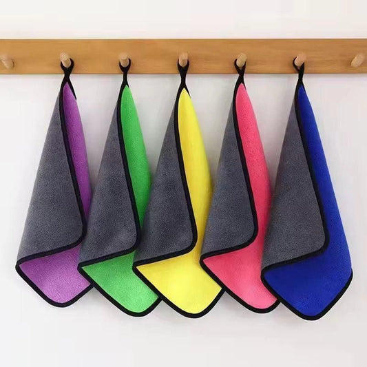 Microfiber Cleaning Towels – 450 GSM,4-Pc