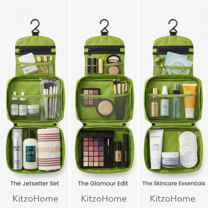 Travel cosmetics bag-Multi-pockets