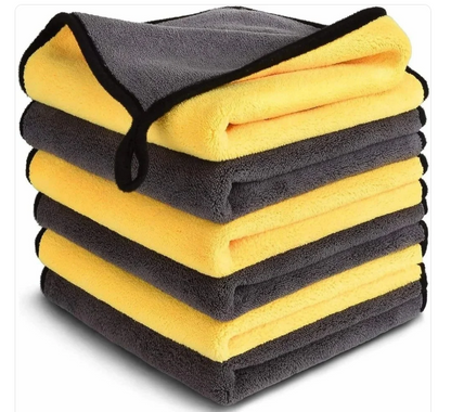 Microfiber Cleaning Towels – 450 GSM,4-Pc