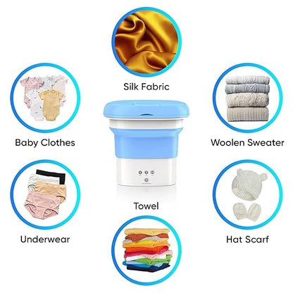 Portable Mini Washing Machine with Dryer