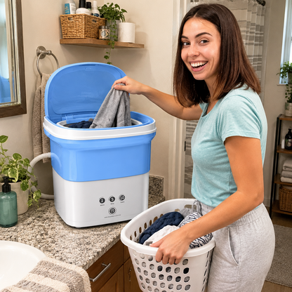 Portable Mini Washing Machine with Dryer