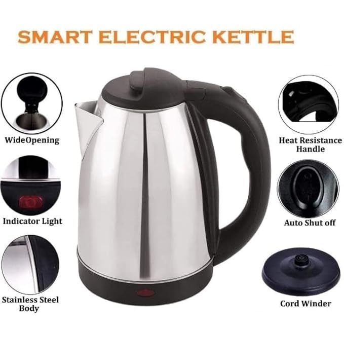 Electric Kettle Stainless Steel 2 Litter